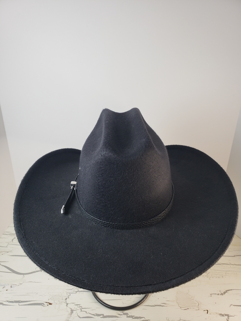 Hat Biz Youth Cowboy Hat (style 19WLK) in Black - Youth size M (6-1/2) - Picture 5 of 14